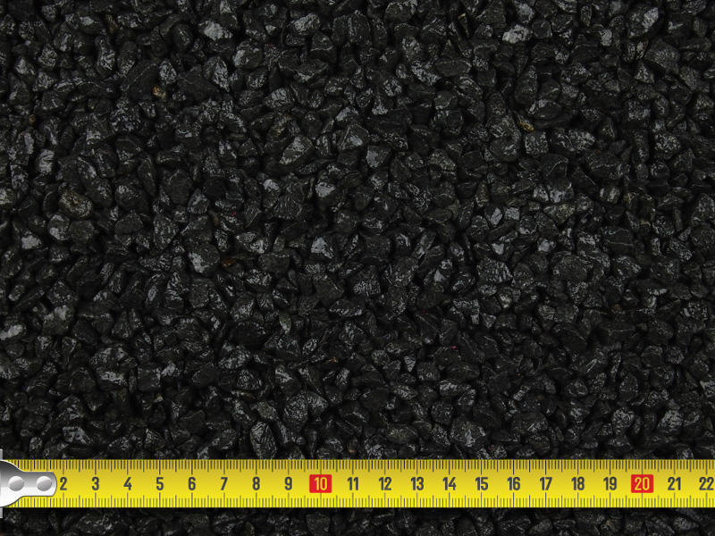 Black Bassalt 3-8mm. Pebbledashing Stones